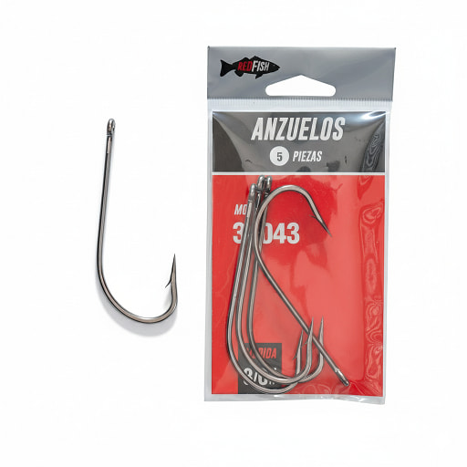 5 anzuelos número 8/0